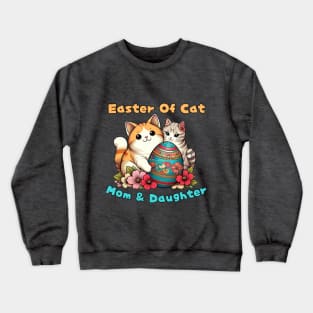 Easter festival mom & daughter Crewneck Sweatshirt